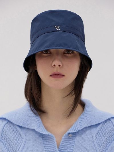 VARZAR VZ Stud Basic Drop Bucket Hat_Navy