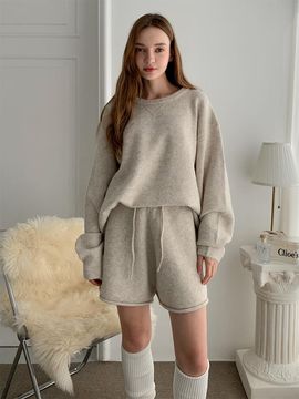 VASCARA Knit Half Pants Set-up Set (VSET_004)