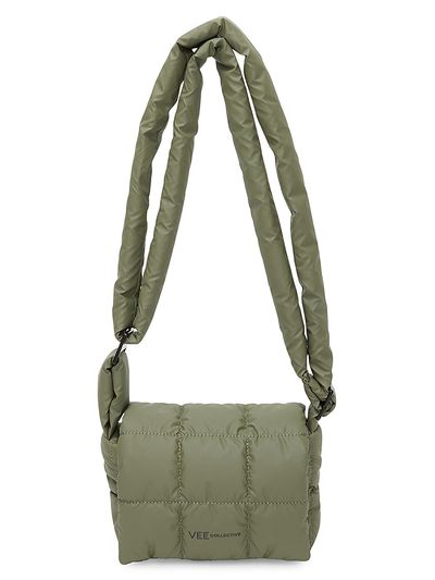 Vee Collective Women's Mini Porter Quilted Messenger Bag