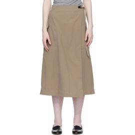 Veilance Veilance Beige Lota Midi Skirt