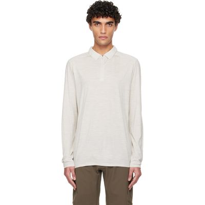 Veilance Veilance Gray Frame LS Polo