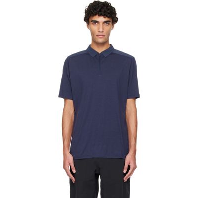 Veilance Veilance Navy Frame SS Polo