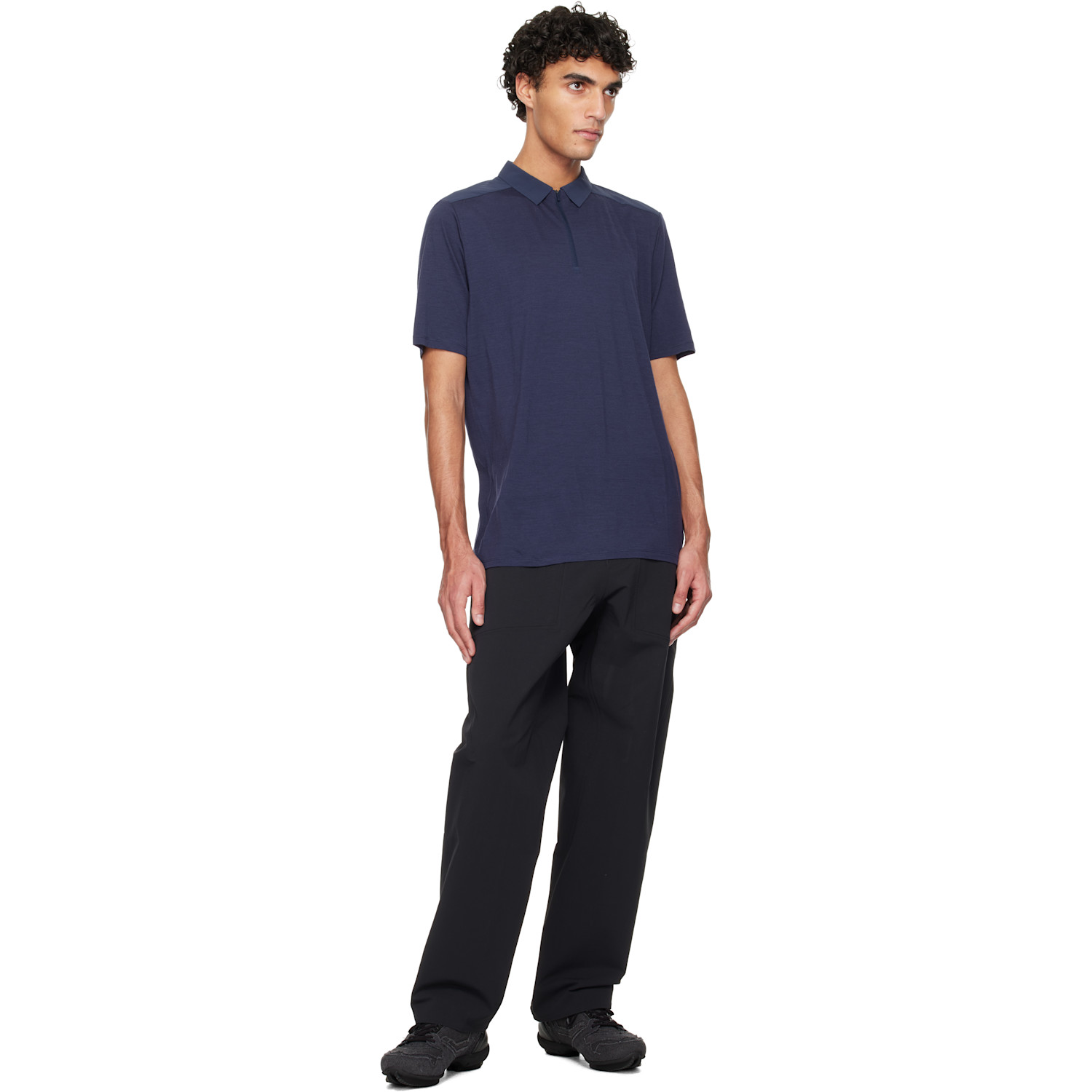 Veilance - Navy Frame SS Polo