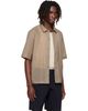 Veilance Veilance Taupe Demlo S/S Shirt - 2