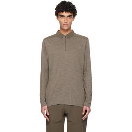 Veilance Veilance Taupe Frame LS Polo