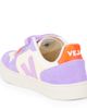 Veja Kids Veja Kids V-10 suede-trimmed leather sneakers - 3