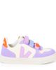 Veja Kids Veja Kids V-10 suede-trimmed leather sneakers - 4