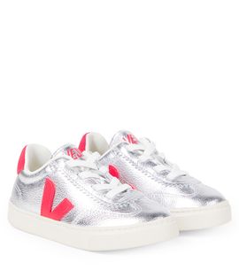 Veja Kids Veja Kids Volley metallic leather sneakers