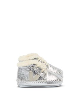 Veja Veja Unisex Metallic Leather Fleece Lined Sneakers Baby