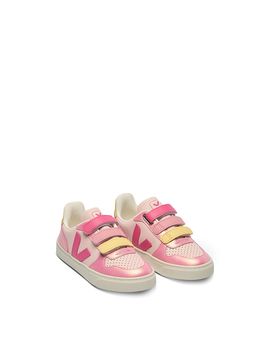 Veja Veja Unisex Small V-10 Petale Mia Leather Low Top Sneakers Toddler, Little Kid