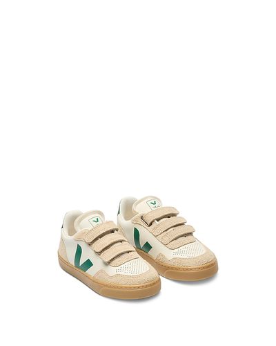 Veja Veja Unisex Small V-90 Pure Golf Leather Sneakers Toddler, Little Kid
