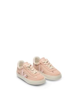 Veja Veja Unisex Small Volley Leather Sneakers Toddler, Little Kid, Big Kid