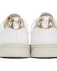VEJA VEJA White & Rose Gold V-10 Leather Sneakers - 2