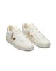 Veja Women's V-10 Leather-Cotton Low-Top Sneakers - 3