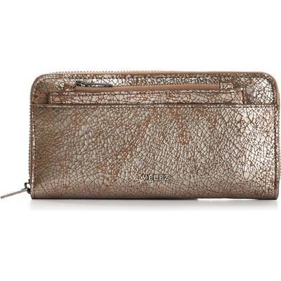 Velez Velez Folia Leather Checkbook Wallet
