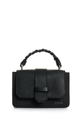 Velez Velez Garniel Hands-Free Leather Bag with Woven Handle