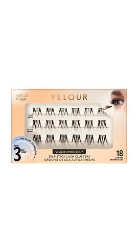 Velour Lashes Velour Lashes Soft & Wispy Xtensions Self-stick Clusters