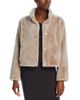 Velvet By Graham & Spencer Velvet by Graham & Spencer Faux Fur Snap Front Jacket - 1