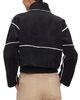 Velvet By Graham & Spencer Velvet by Graham & Spencer Kelly Reversible Faux Shearling Cropped Jacket - 3