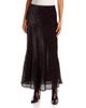 Velvet By Graham & Spencer Velvet by Graham & Spencer Quinn Textured Dot Silk Skirt - 1