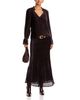 Velvet By Graham & Spencer Velvet by Graham & Spencer Quinn Textured Dot Silk Skirt - 2