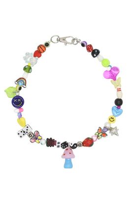 Velvet Luna Velvet Luna Ceramic And Glass Beaded Mushroom Necklace