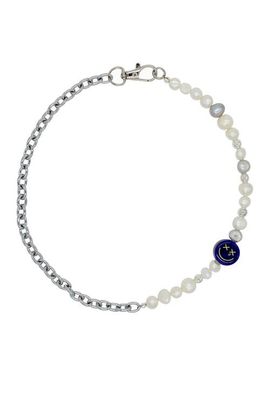 Velvet Luna Velvet Luna Pearl And Steel Chain Necklace