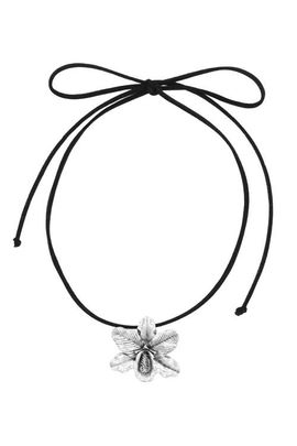 Velvet Luna Velvet Luna Suede Orchid Choker Necklace