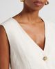 Velvet Velvet Acie linen vest - 4
