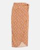 Velvet Velvet Alisha printed crÃªpe wrap skirt - 1