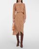 Velvet Velvet Alisha printed crÃªpe wrap skirt - 2