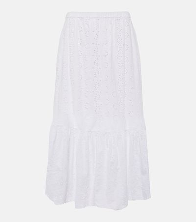 Velvet Velvet Amelia cotton midi skirt