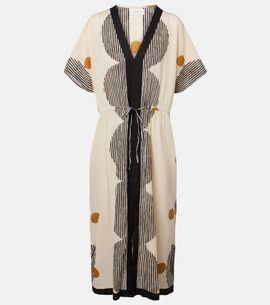 Velvet Velvet Amira printed cotton kaftan