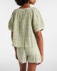 Velvet Velvet Angie broderie anglaise cotton-blend top - 5