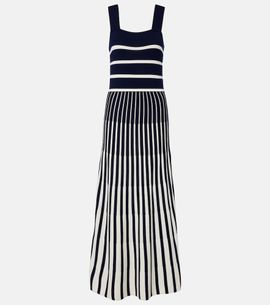 Velvet Velvet Aveline striped knitted maxi dress