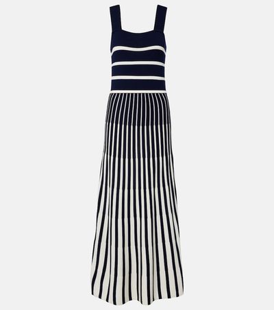 Velvet Velvet Aveline striped knitted maxi dress