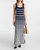 Velvet Velvet Aveline striped knitted maxi dress - 2
