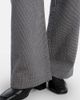Velvet Velvet Braylen houndstooth cotton wide-leg pants - 5