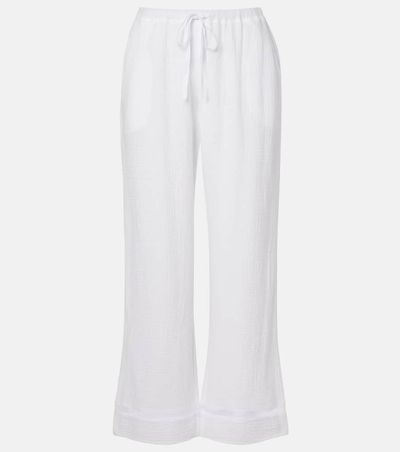Velvet Velvet Calia cotton muslin wide-leg pants