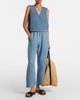 Velvet Velvet Celine linen wide-leg pants - 2