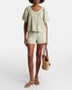 Velvet Velvet Daniela embroidered cotton-blend shorts - 2