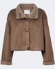 Velvet Velvet Esme teddy-lined cropped jacket - 1
