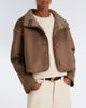 Velvet Velvet Esme teddy-lined cropped jacket - 2