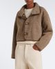 Velvet Velvet Esme teddy-lined cropped jacket - 5
