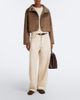 Velvet Velvet Esme teddy-lined cropped jacket - 7