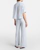 Velvet Velvet Evony striped cotton and linen wide-leg pants - 6