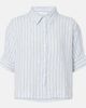 Velvet Velvet Greya striped cotton and linen shirt - 1
