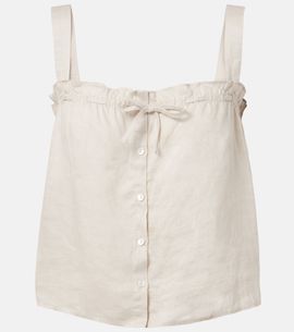 Velvet Velvet Izzie linen top