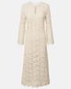 Velvet Velvet Jovie guipure lace cotton-blend midi dress - 1
