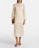 Velvet Velvet Jovie guipure lace cotton-blend midi dress - 2
